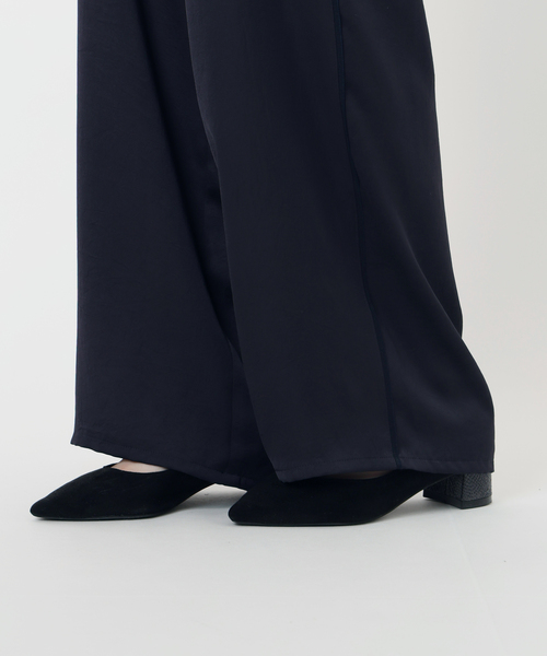 【新品•未使用】【定価16500円】イエナ　IENAサテンパンツ IENA パンツ サテンイージーパンツ レディース : ZOZOTOWN Yahoo