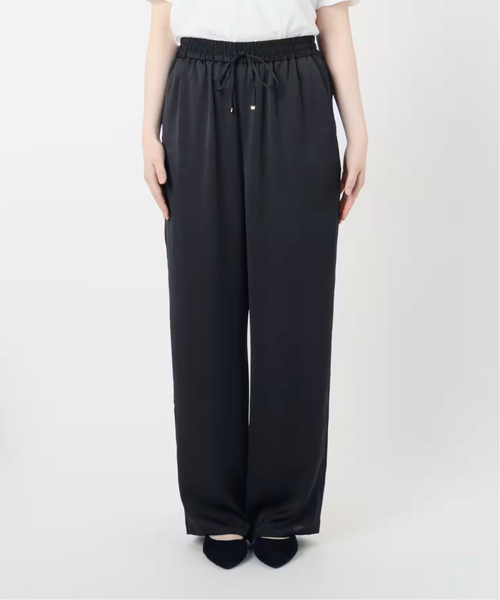 【新品•未使用】【定価16500円】イエナ　IENAサテンパンツ IENA パンツ サテンイージーパンツ レディース : ZOZOTOWN Yahoo