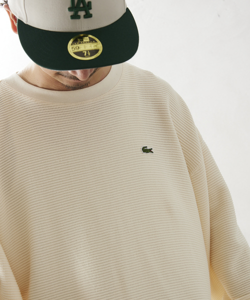 「LACOSTE」 長袖Tシャツ 4 グリーン メンズ