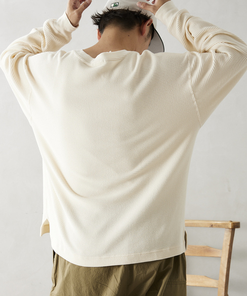「LACOSTE」 長袖Tシャツ 4 グリーン メンズ