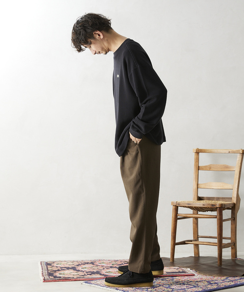 「LACOSTE」 長袖Tシャツ 4 グリーン メンズ