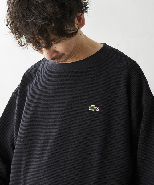 「LACOSTE」 長袖Tシャツ 4 グリーン メンズ