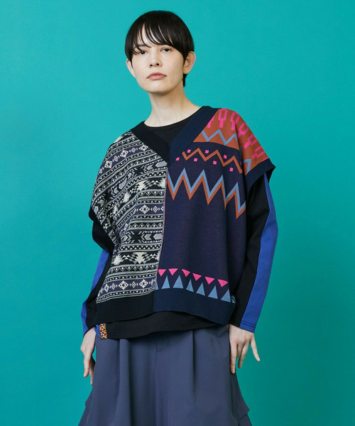 FRAPBOIS（フラボア） ベスト ジレ ノルディーネイティブ ベスト