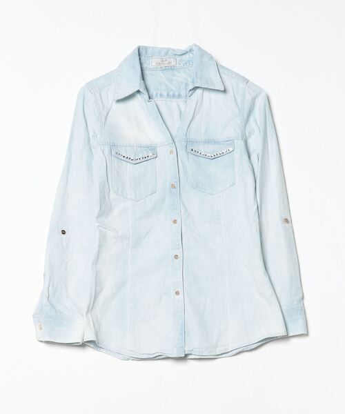 Rady 「Rady」 ビジュー長袖シャツ S ブルー レディース