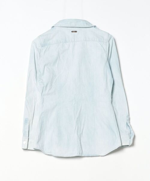 「Rady」 ビジュー長袖シャツ S ブルー レディース_画像2