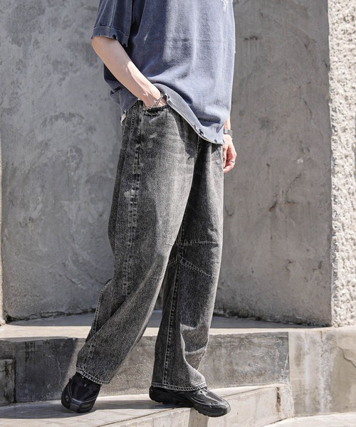 「RAGEBLUE」 加工デニムパンツ MEDIUM ブルー メンズ