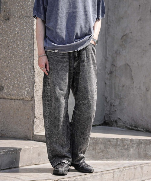 「RAGEBLUE」 加工デニムパンツ MEDIUM ブルー メンズ