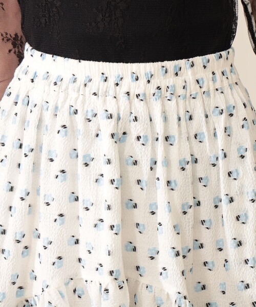 CAROLINA GLASER（カロリナ グレイサー） スカート フラワー サイド
