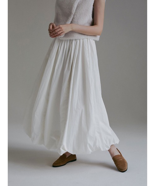HER. ロング スカート ワッシャーバルーンマキシスカート : ZOZOTOWN