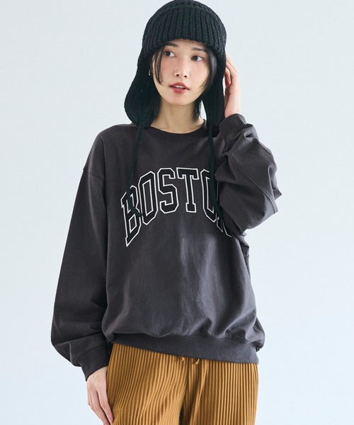 coca（コカ） トレーナー スウェット Tースウェット ワッペンビッグ