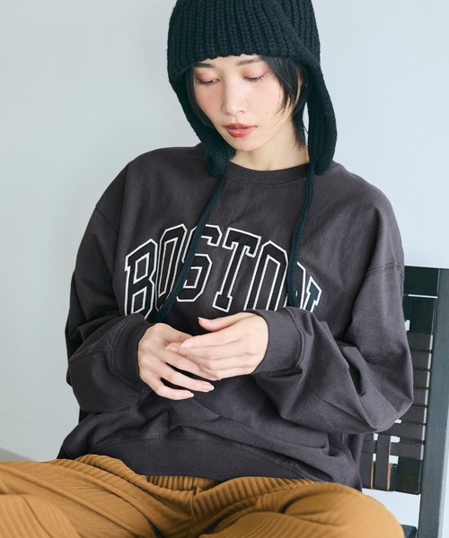 coca（コカ） トレーナー スウェット Tースウェット ワッペンビッグ