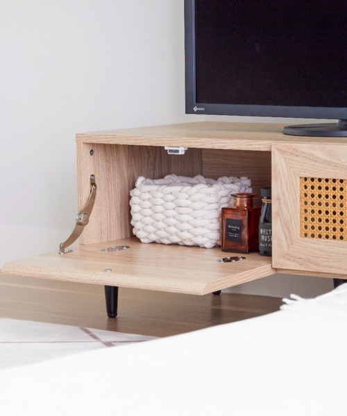 テレビ台 tao iellio 家具 ラタン調テレビ台 W90 : ZOZOTOWN Yahoo!店 - 通販