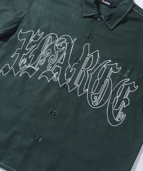 「XLARGE」 半袖シャツ M グレー メンズの画像