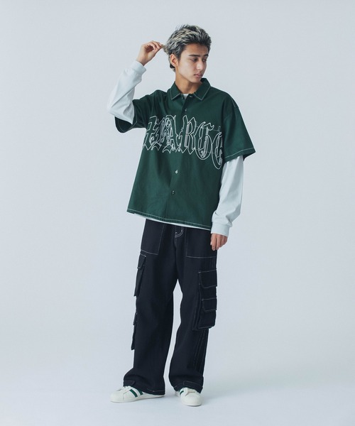 「XLARGE」 半袖シャツ M グレー メンズの画像