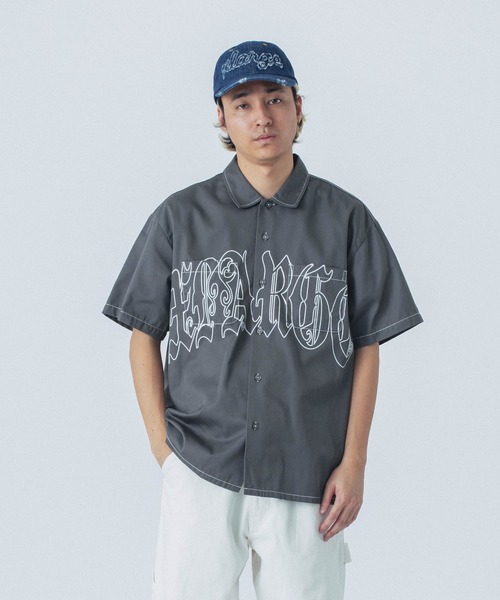 「XLARGE」 半袖シャツ M グレー メンズの画像
