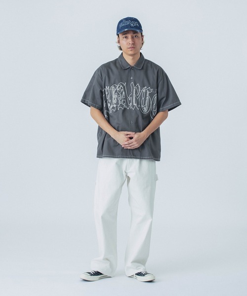 「XLARGE」 半袖シャツ M グレー メンズの画像