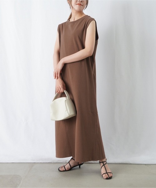 「LUCA/LADY LUCK LUCA」 ノースリーブワンピース FREE ブラック レディース_画像6