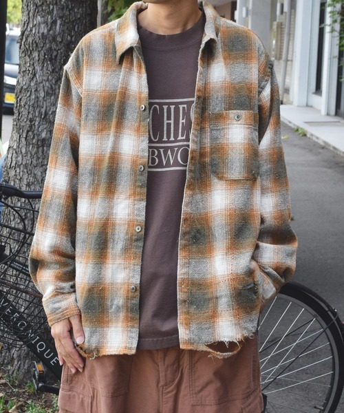 Anachronorm（アナクロノーム） シャツ 「ANACHRONORM」OMBRE CHECK
