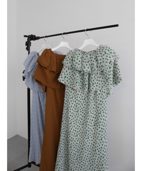 「Katrin TOKYO」 ノースリーブワンピース X-SMALL オレンジ レディース_画像2