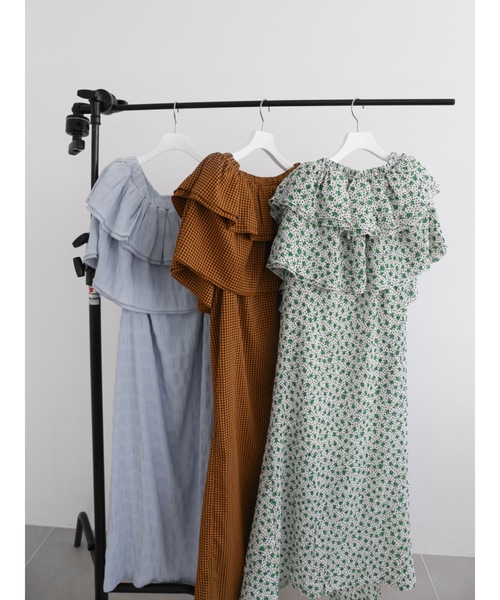 「Katrin TOKYO」 ノースリーブワンピース X-SMALL オレンジ レディース_画像4