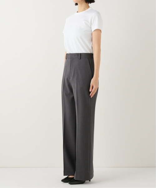 【新品タグ付き】FRAMeWORK 裏起毛フレアパンツ 　36 グレー FRAMeWORK（フレームワーク） スラックス パンツ 「追加」裏起毛フレア