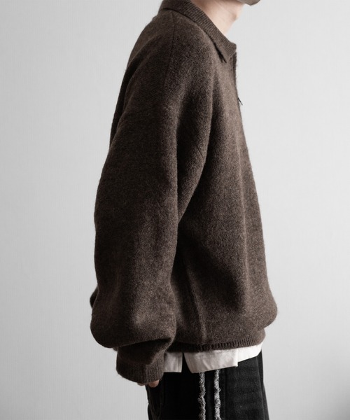 「RUUBON」 長袖ニット L ナチュラル メンズ_画像5