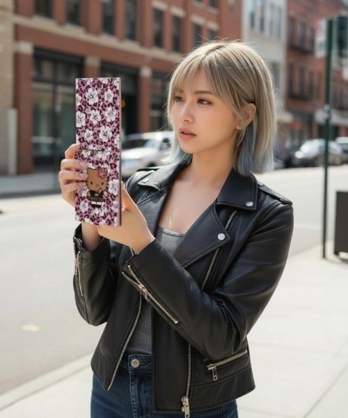 ラブボート コンパクトミラー LOVEBOAT×KITTY スクエアミラー