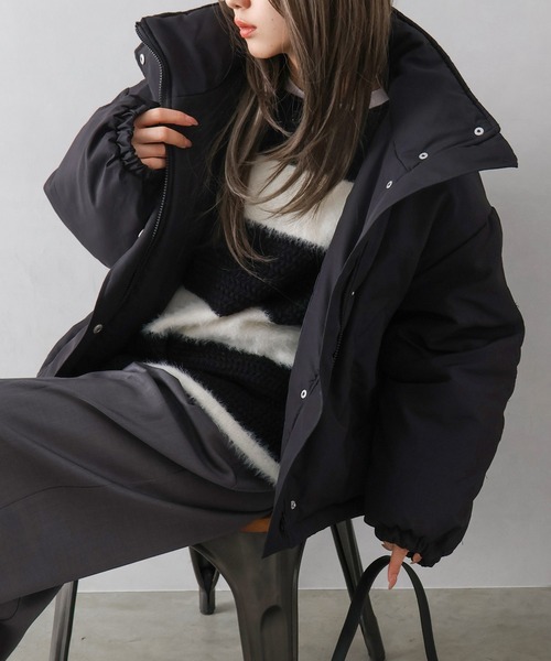 SpRay（スプレイ） ダウンコート ダウンジャケット スタンドZIP