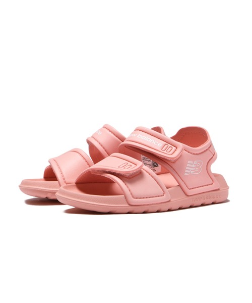 【新品】New Balance サンダル　16cm New Balance（ニューバランス） 「KIDS」フラットサンダル 16cm ピンク