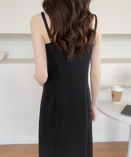 「emi+」 キャミソールワンピース S ブラック レディース_画像8