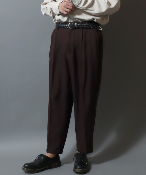 ANPAS（アンパス） スラックス Poly Serge Pull-on Trousers/ポリ