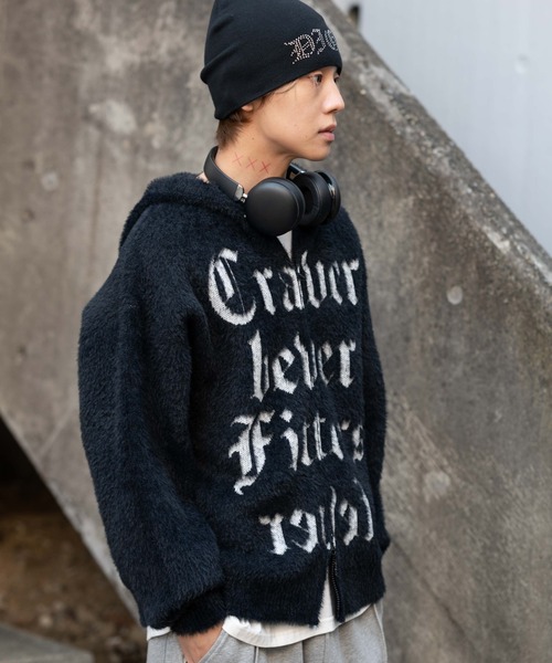 WEGO（ウィゴー） パーカー WEGO/「25年秋冬新作」シャギー