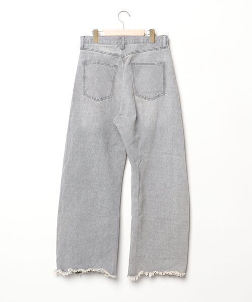 「Re:EDIT」 デニムパンツ X-LARGE グレー レディース_画像2