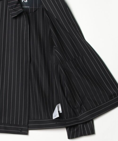 ブルゾン アウター Y-3 PINSTRIPE REFINED WOOL UT BLOUSON メンズの画像