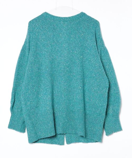 「DISCOAT」 ニットカーディガン M グリーン レディース_画像2