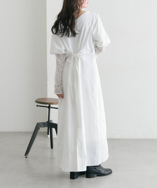 mystic（ミスティック） ワンピース パフレーススリーブワンピース