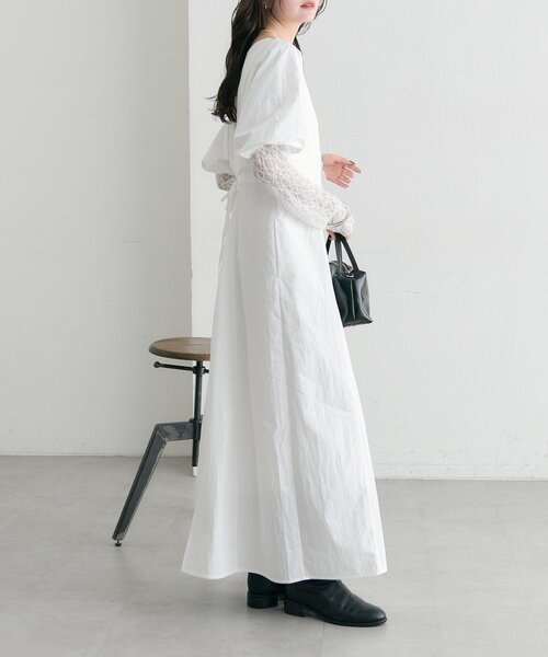 mystic（ミスティック） ワンピース パフレーススリーブワンピース