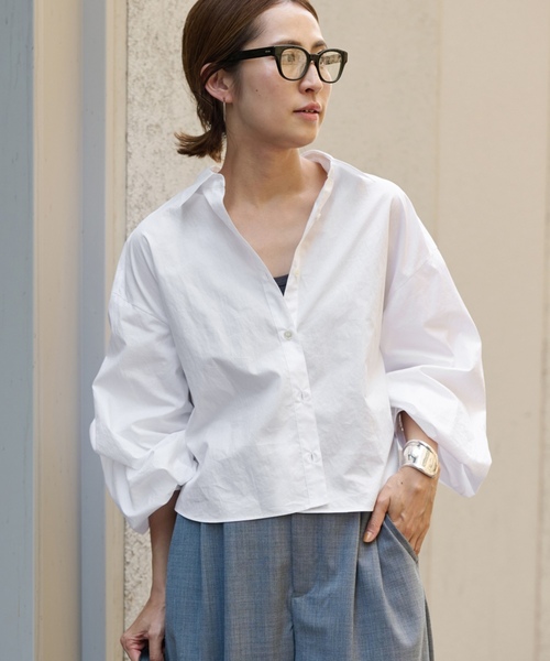 FRAMeWORK（フレームワーク） 長袖シャツ FREE ホワイト レディース