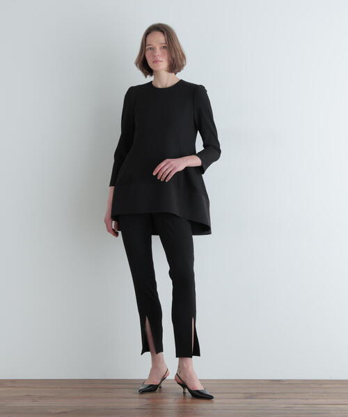 LE PHIL（ル フィル） ブラウス シャツ 2WAYツイルフレアブラウス