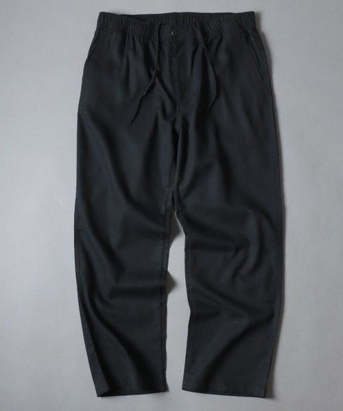 ANPAS（アンパス） パンツ Linen-blend relaxed pants / リネン(麻)混
