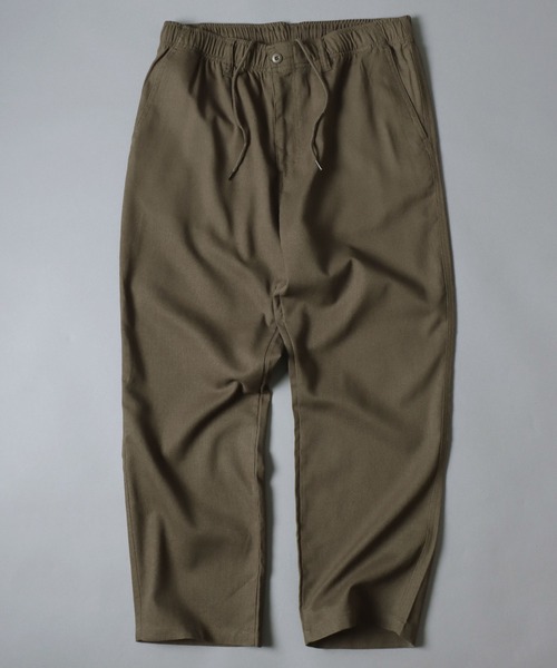 ANPAS（アンパス） パンツ Linen-blend relaxed pants / リネン(麻)混