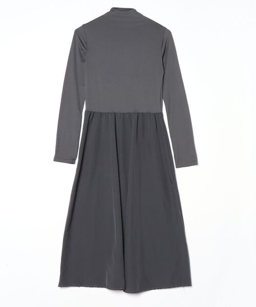 「THISIS」 長袖ワンピース SMALL グレー レディース_画像2