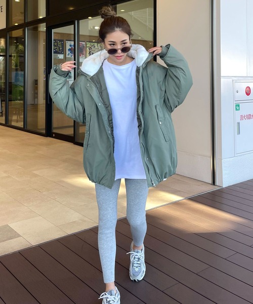 CHERI since1985 レギンス スパッツ 裏起毛リブレギンスパンツ