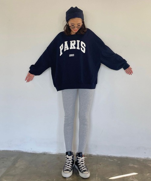 CHERI since1985 レギンス スパッツ 裏起毛リブレギンスパンツ
