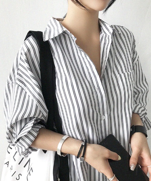 「Futier land」 シャツワンピース MEDIUM ブルー レディース_画像2