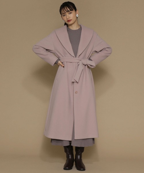 「NATURAL BEAUTY BASIC」 チェスターコート SMALL ベージュ レディース_画像2