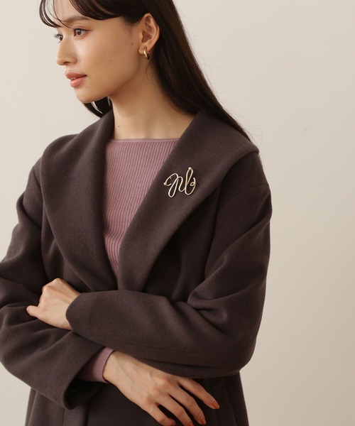 「NATURAL BEAUTY BASIC」 チェスターコート SMALL ベージュ レディース_画像4