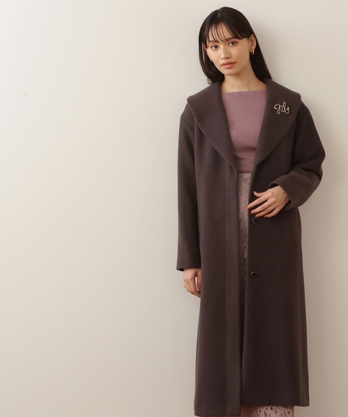 「NATURAL BEAUTY BASIC」 チェスターコート SMALL ベージュ レディース_画像6