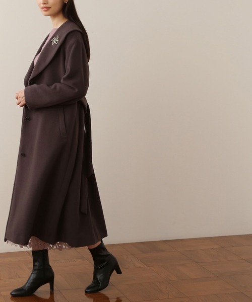 「NATURAL BEAUTY BASIC」 チェスターコート SMALL ベージュ レディース_画像7