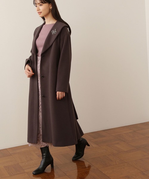 「NATURAL BEAUTY BASIC」 チェスターコート SMALL ベージュ レディース_画像8